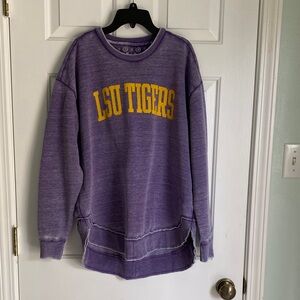 Pressbox Purple LSU Tigers Sweatshirt